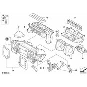 BMW Empty Housing Blower - Genuine BMW 64116921066