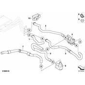 BMW Engine Auxiliary Water Pump - Genuine BMW 64116930550