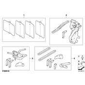 BMW Set Of Small Parts Adjust.Lever - Genuine BMW 64116933909