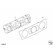 BMW Front Plate Of Controls Air Conditioner - Genuine BMW 64116966404