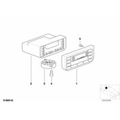 BMW Front Plate Contr. Auto Air Conditioner - Genuine BMW 64118361832