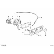 BMW Heater Control - Genuine BMW 64118368564