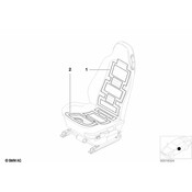 BMW Heating Element Seat - Genuine BMW 64118407617