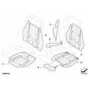 BMW Heater Element Thigh Support Leather - Genuine BMW 64119114562