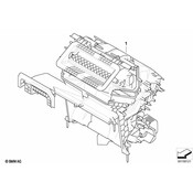 BMW AC Evaporator Core Case - Genuine BMW 64119127184