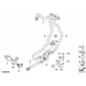 BMW Bracket Additional Water Pump - Genuine BMW 64119197086