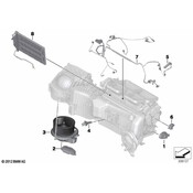 BMW Cable Set Heater-Air Conditioner - Genuine BMW 64119229495