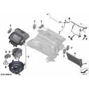 BMW HVAC System Wiring Harness - Genuine BMW 64119234937