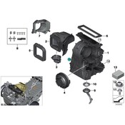 BMW HVAC Case Seal - Genuine BMW 64119297761