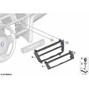 BMW Trim A-C Operating Unit - Genuine BMW 64119306450