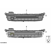 BMW Radio Control Unit - Genuine BMW 64119371456