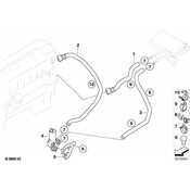 BMW HVAC Heater Hose - Genuine BMW 64217836988