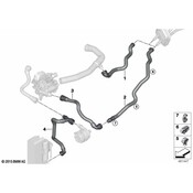 BMW HVAC Heater Hose - Genuine BMW 64219329646