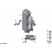 BMW AC Receiver Drier Bracket - Genuine BMW 64219343670