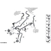 BMW HVAC Heater Hose - Genuine BMW 64219354468