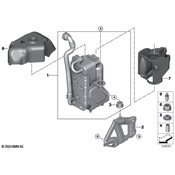 BMW AC Condenser Mount - Genuine BMW 64219367097