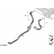 BMW HVAC Heater Hose - Genuine BMW 64219398952