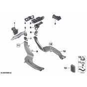 BMW Fresh Air Grille Right - Genuine BMW 64222991234