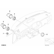 Mini Dashboard Air Vent - Genuine Mini 64226800887