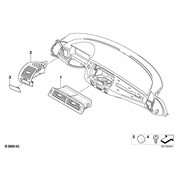 BMW Cover Right (Grey) - Genuine BMW 64226917782