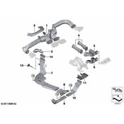 BMW Instrument Panel Air Duct - Genuine BMW 64226995672