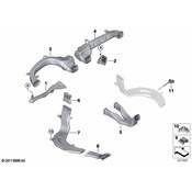 BMW HVAC Duct Adapter - Genuine BMW 64227415163