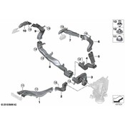 BMW Instrument Panel Air Duct - Genuine BMW 64227466094