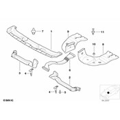 BMW Cold Air Duct Left - Genuine BMW 64228159751