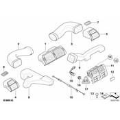 BMW Bowden Cable Temperature Control - Genuine BMW 64228383990