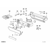 BMW Cover With Grille And Lock (Black) - Genuine BMW 64228391649