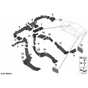 BMW Cold Air Duct Left - Genuine BMW 64229218500