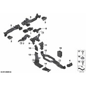 BMW Instrument Panel Air Duct - Genuine BMW 64229292534