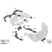 Mini Dashboard Air Vent - Genuine Mini 64229891231