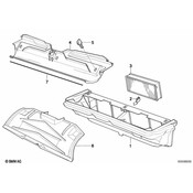 BMW Covering Microfilter - Genuine BMW 64311383211