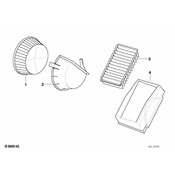 BMW Cabin Air Filter - Genuine BMW 64312339892