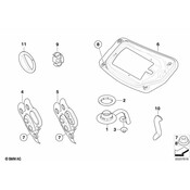 BMW Water Outlet Hose Splash Wall Right - Genuine BMW 64316942620