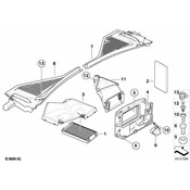BMW Instrument Panel Air Duct - Genuine BMW 64316945579