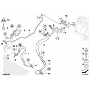 BMW A/C Refrigerant Hose - Genuine BMW 64503455919
