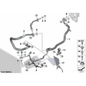 BMW AC Refrigerant Discharge Hose - Genuine BMW 64507854428