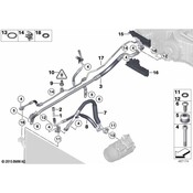 BMW Pressure Pipe - Genuine BMW 64509190502