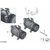 BMW AC Compressor - Genuine BMW 64525A5C712