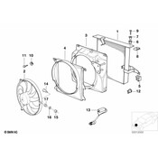 BMW A/C Condenser - Genuine BMW 64538390271