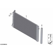 BMW AC Condenser - Genuine BMW 64539229021