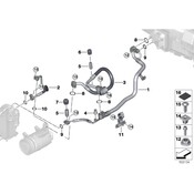 BMW AC Refrigerant Discharge Hose - Genuine BMW 64539309005
