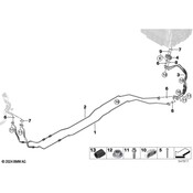 BMW AC Refrigerant Liquid Hose - Genuine BMW 64539342893