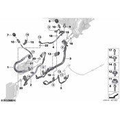 BMW AC Refrigerant Liquid Hose - Genuine BMW 64539368339