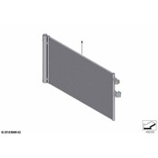 BMW AC Condenser - Genuine BMW 64539389412