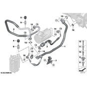 BMW A/C Refrigerant Suction Hose - Genuine BMW 64539395463