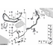 BMW AC Refrigerant Suction Hose - Genuine BMW 64539860588