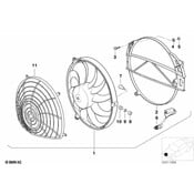 BMW Intermediate Ring - Genuine BMW 64548391748